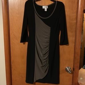 Black and Tan party dress.